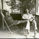 Jack and Norma on the porch at Norma